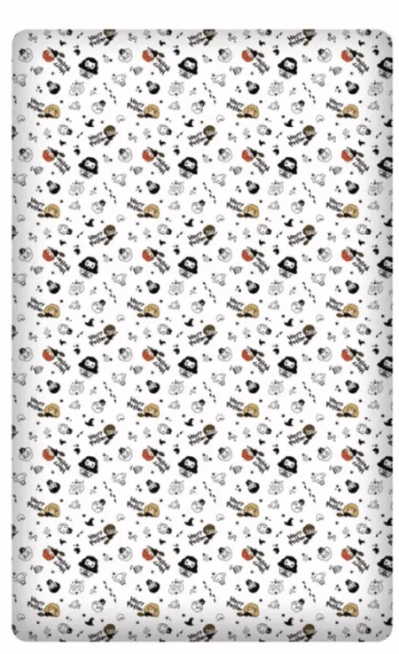 Harry Potter Hoeslaken 90 x 200 cm - Wit