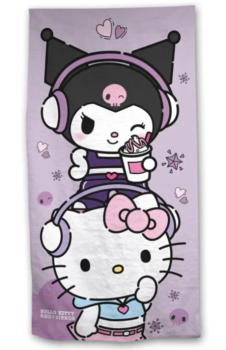 Hello Kitty and Friends handdoek 70 x 140 cm - pre order