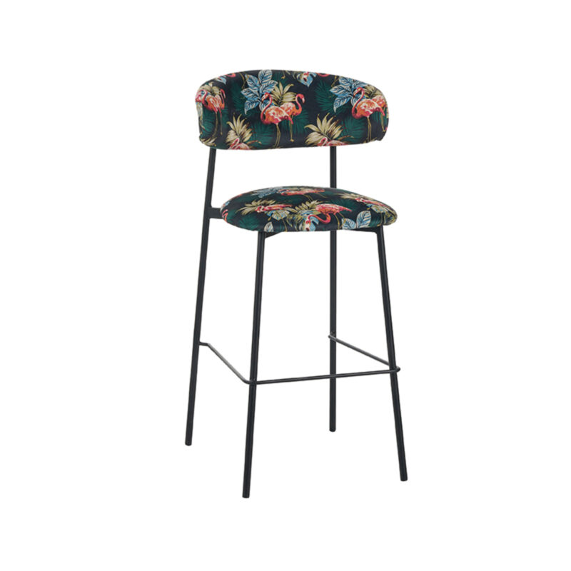 LABEL51 Eetkamerstoel Ferry - Multicolor - Fluweel - Zithoogte 78