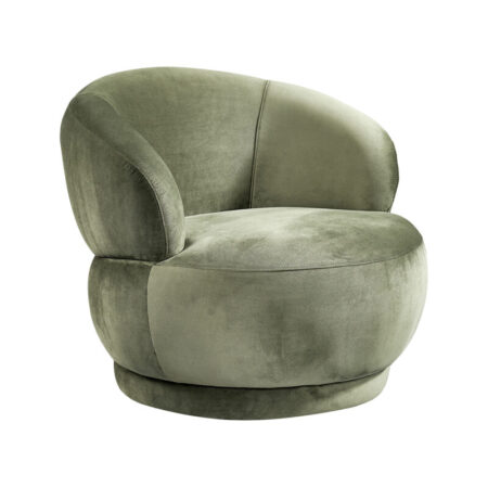 LABEL51 Fauteuil Lobby - Hunter - Fluweel - 1-Zits