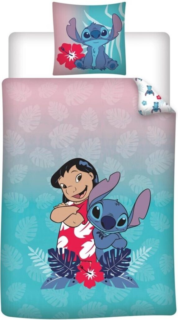 Lilo and Stitch Leafs Dekbedovertrek 140 x 200 cm - polykatoen pre order