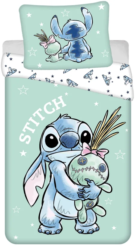 Stitch dekbedovertrek Buddies 140 x 200 cm - 70 x 90 cm - katoen