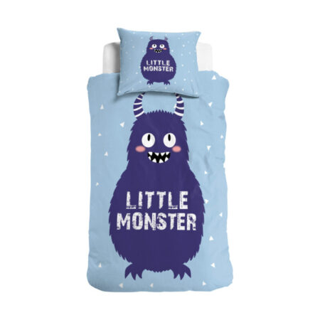 Little Monster Blauw 140 x 220 cm
