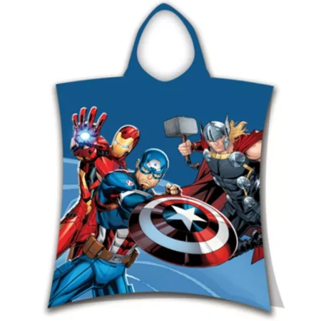 Marvel poncho 50 x 115 cm (blauw)