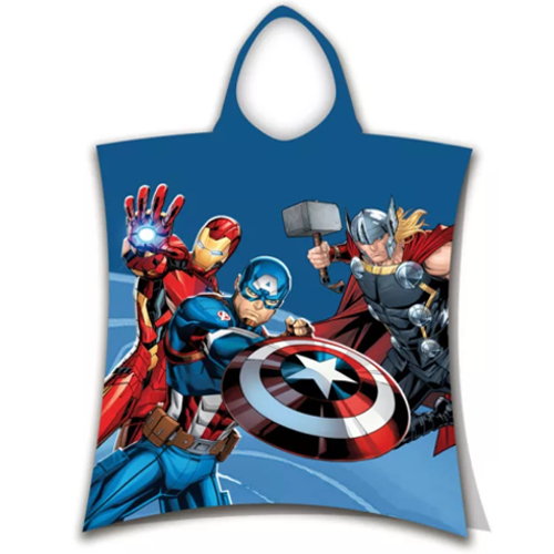Marvel poncho 50 x 115 cm (blauw)