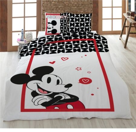 Mickey Mouse Confident Dekbedovertrek - Eenpersoons - 135 x 200 cm - Katoen