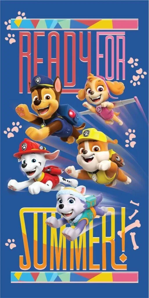 Paw Patrol handdoek Skye 70 x 140 cm - Katoen