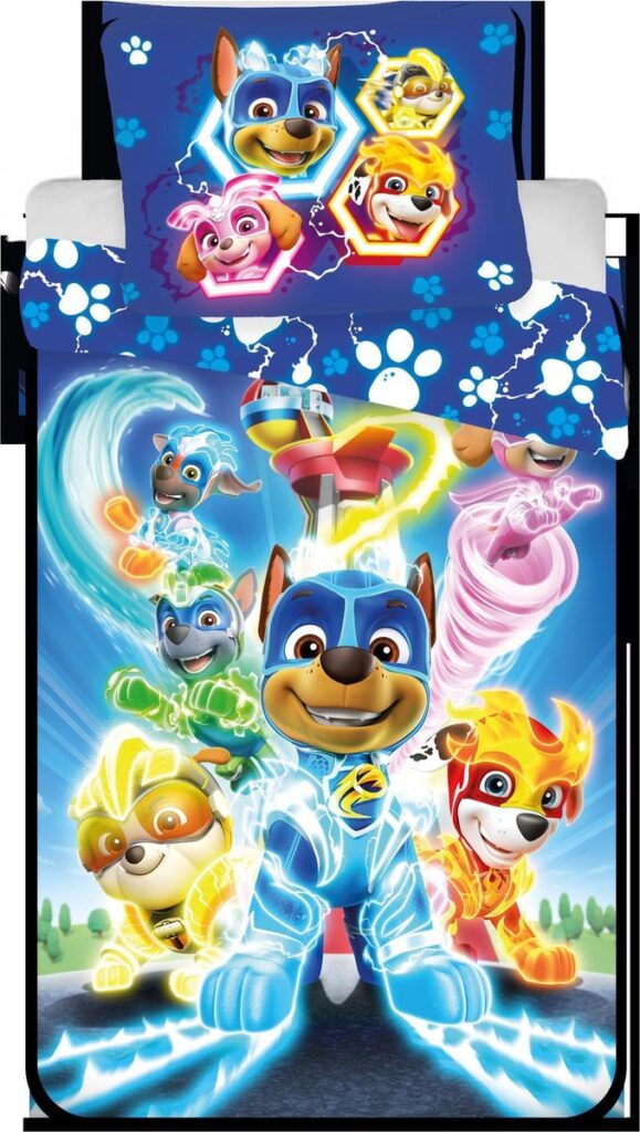 Paw Patrol peuterdekbedovertrek Lightning 100 x 135 cm Katoen