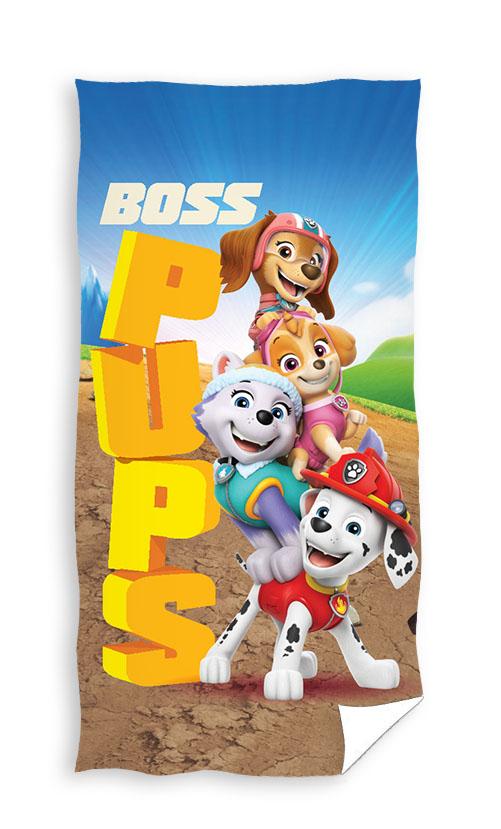 Paw Patrol strandlaken Boss Pups  70 x 140 cm