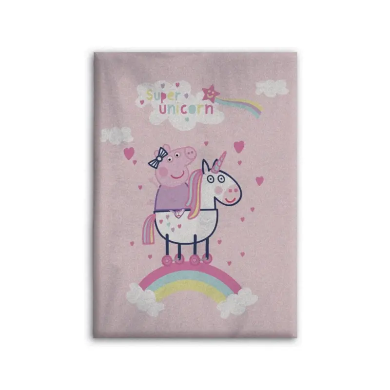 Peppa Pig Fleece plaid Unicorn 100 x 140 cm