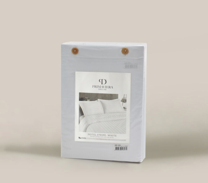 Primaviera Deluxe Hotel Stripe Wit 140 x 200/260 cm