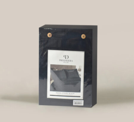 Primaviera Deluxe Hotel stripe Antraciet 240 x 200/260 cm