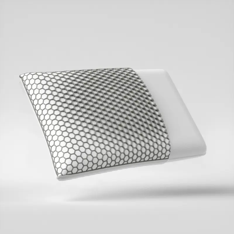 Primaviera Deluxe TPE Traagschuim Vaste Kern Grijs 60 x 40 x 13 cm