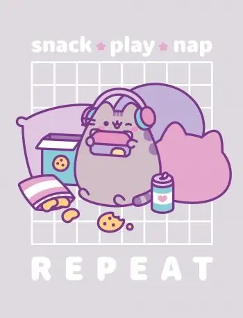 Pusheen Snack Play Nap fleece deken 130 x 170cm