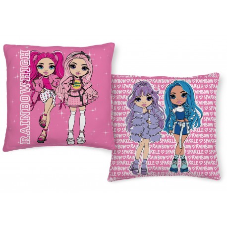 Rainbow High sierkussen  40 x 40 cm roze