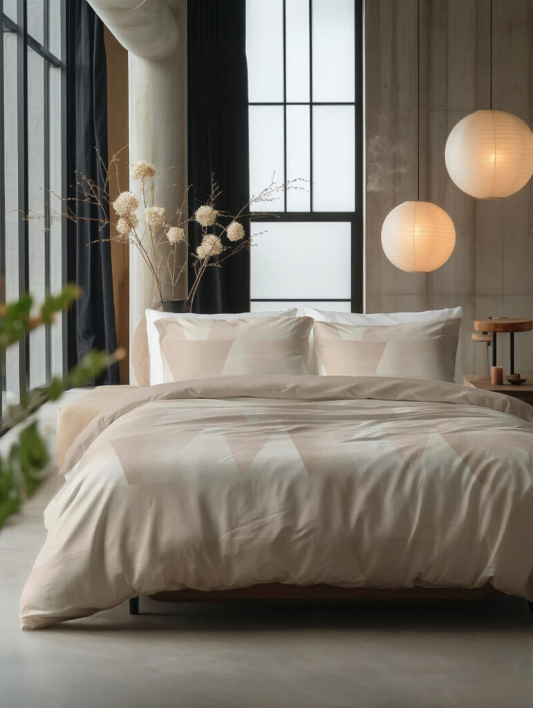 Sleeptime Blush Angles Zand/Beige 140 x 200/220 cm