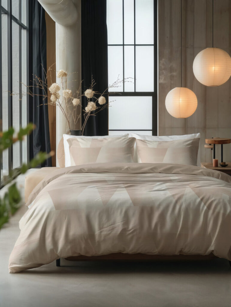 Sleeptime Blush Angles Zand/Beige 200 x 200/220 cm