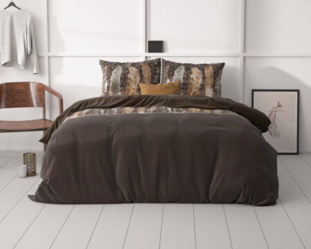 Sleeptime Chocolate feathers Bruin 240 x 200/220 cm