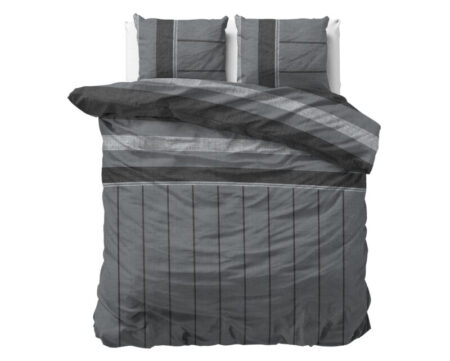Sleeptime Flanel Kees Antraciet 200 x 200/220 cm