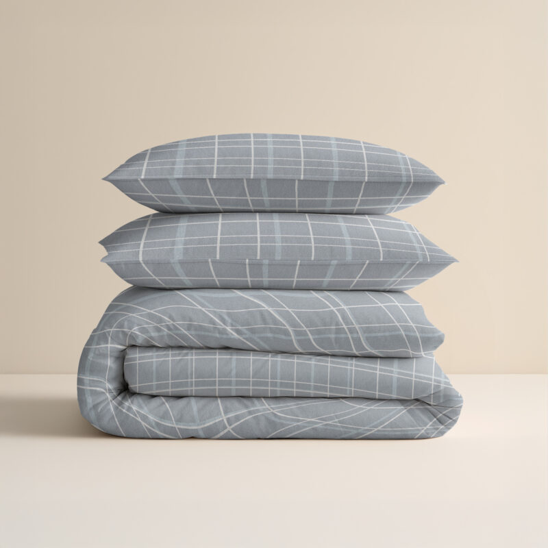 Sleeptime Flanel Seva Blauw 200 x 200/220 cm