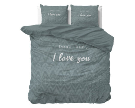 Sleeptime I Love Bed Groen 200 x 200/220 cm
