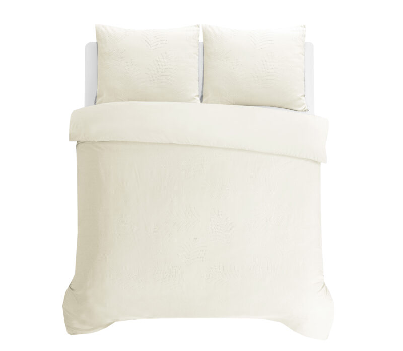 Sleeptime Leaves 3D Créme 200 x 200/220 cm