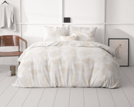 Sleeptime Leaves light Wit 200 x 200/220 cm