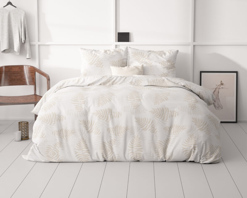 Sleeptime Leaves light Wit 240 x 200/220 cm