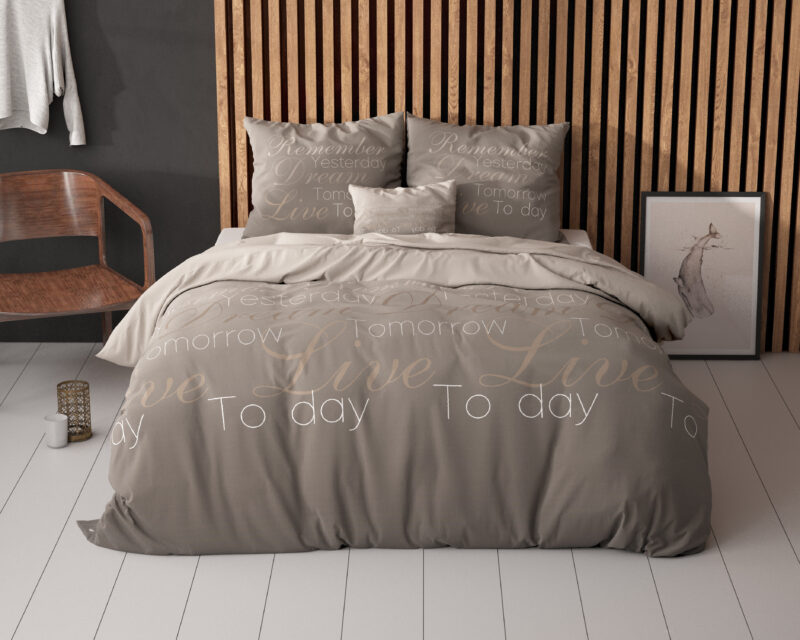 Sleeptime Live Today Taupe 200 x 220 cm