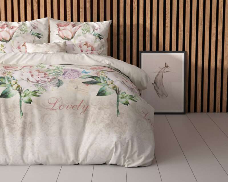 Sleeptime Lovely Flower Beige 200 x 220 cm