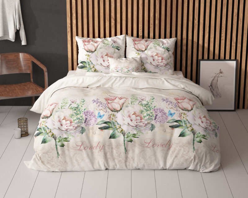 Sleeptime Lovely Flower Beige 240 x 220 cm