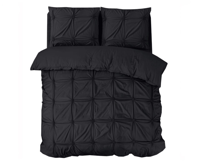 Sleeptime Punch Pintuck Zwart 200 x 200/220 cm