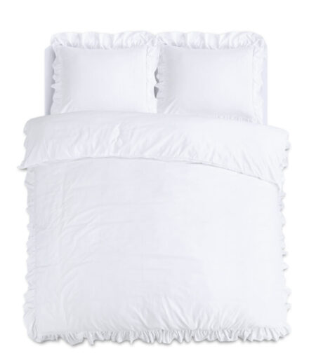 Sleeptime Ruffles Wit 240 x 200/220 cm