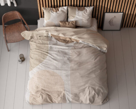 Sleeptime Teddy Print Crème 240 x 200/220 cm