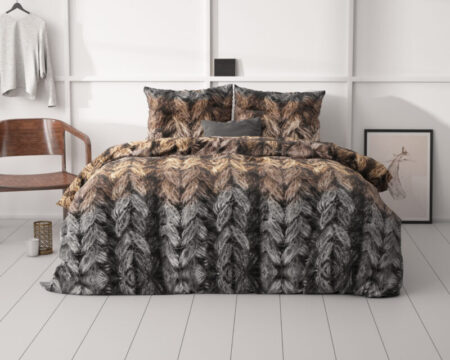Sleeptime Trendy knits Bruin 240 x 200/220 cm