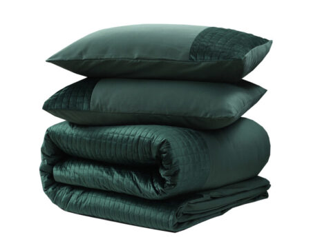 Sleeptime Velvet Band Groen 200 x 220 cm