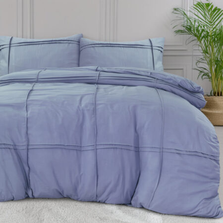 Sleeptime Washed Tufted Blauw 240 x 200/220 cm