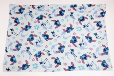 Stitch fleece plaid 110 x 150 cm - polyester