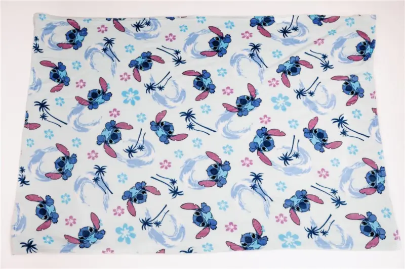 Stitch fleece plaid 110 x 150 cm - polyester