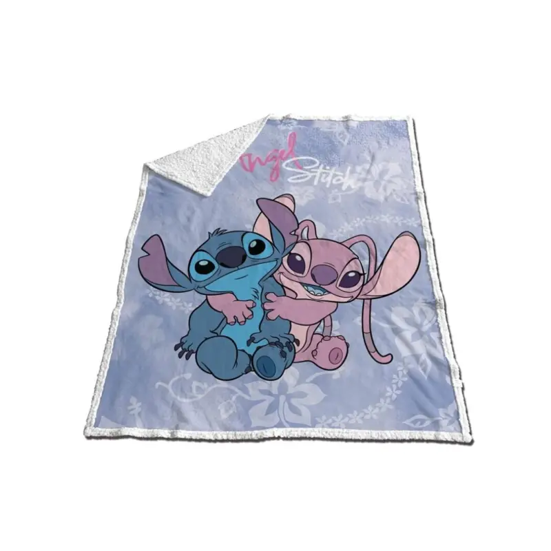 Stitch fleece plaid 130 x 170 cm - polyester - pre order