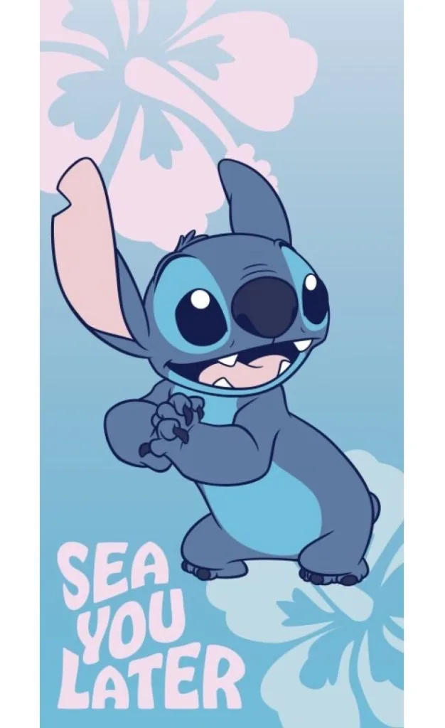 Stitch See You Later strandlaken 70 x 140 cm polyester - pre order