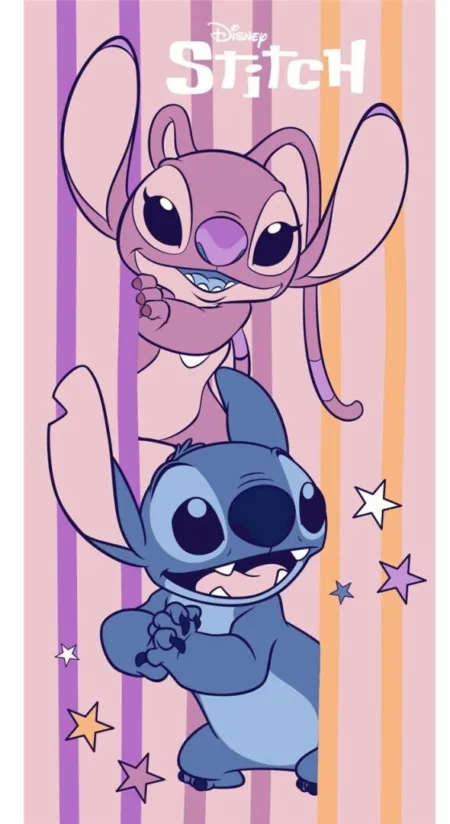 Stitch and Angel strandlaken 70 x 140 cm polyester