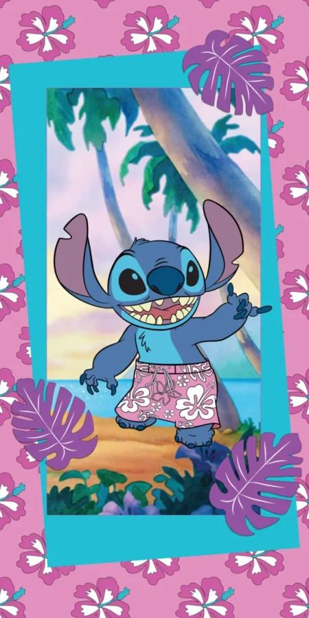 Stitch strandlaken Party 70 x 140 cm Katoen