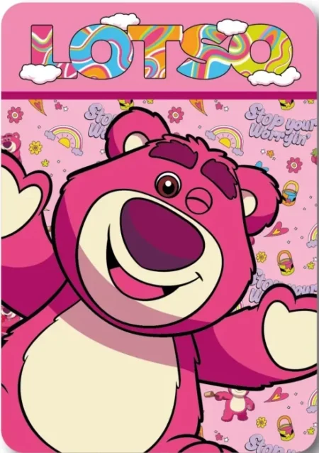 Toy story Lotso Fleece deken 100 x 140 cm
