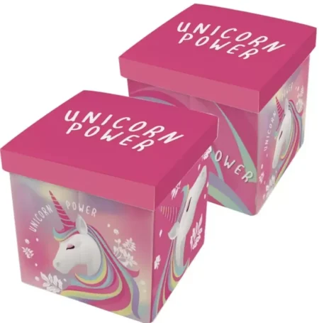 Unicorn Power opbergbox 30 x 30 x 30 cm