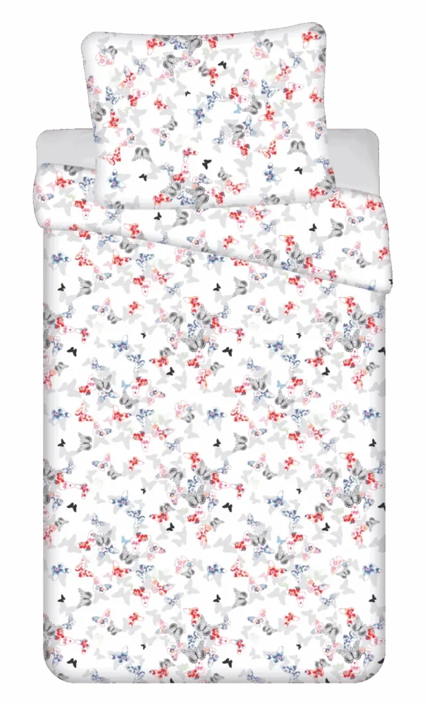 Sweet Home Dekbedovertrek Vlinders  140 x 200 cm