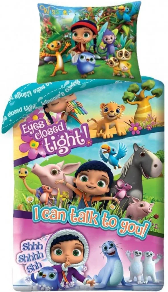 Wissper I Can Hear You - Dekbedovertrek - 140 x 200 cm - Katoen  - 70 x 90 cm