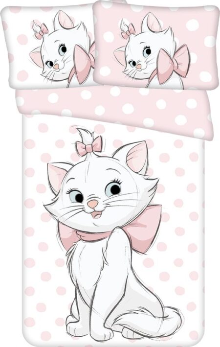 Disney Aristocats peuterdekbedovertrek Dots - 100 x 135 cm - Katoen