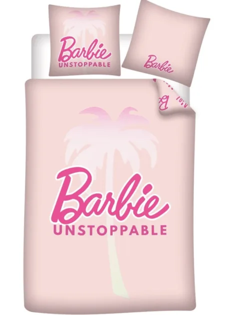 Barbie Dekbedovertrek Unstoppable polyester - 140 x 200 cm 63 x 63 cm