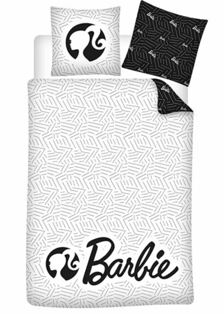Barbie Dekbedovertrek polyester - 140 x 200 cm 63 x 63 cm